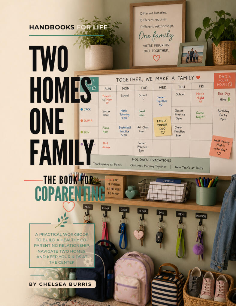 Two Homes One Family: The Book For Coparenting